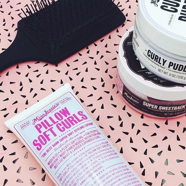 the tube of styling product