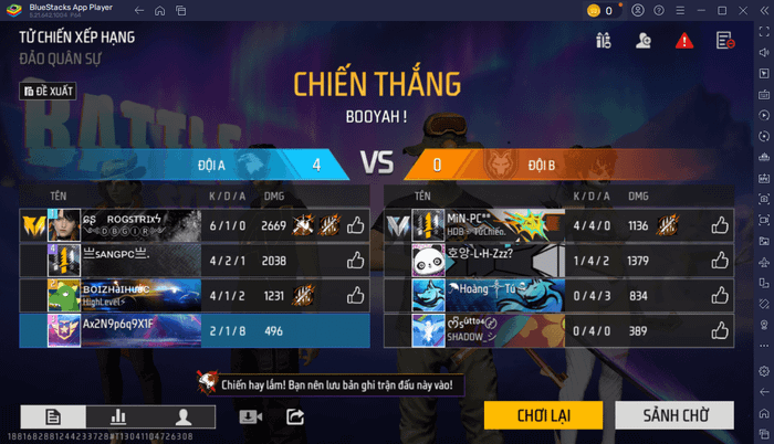 Hướng dẫn chi tiết cho người mới khi chơi Free Fire Max trên PC qua BlueStacks