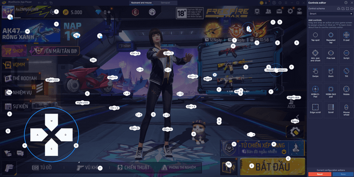 Hướng dẫn cho người mới chơi Free Fire Max trên PC bằng BlueStacks sẽ giúp bạn nhanh chóng làm quen với các thao tác và kỹ năng cơ bản.