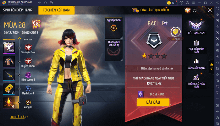 Hướng dẫn cho người mới khi chơi Free Fire Max trên PC qua BlueStacks