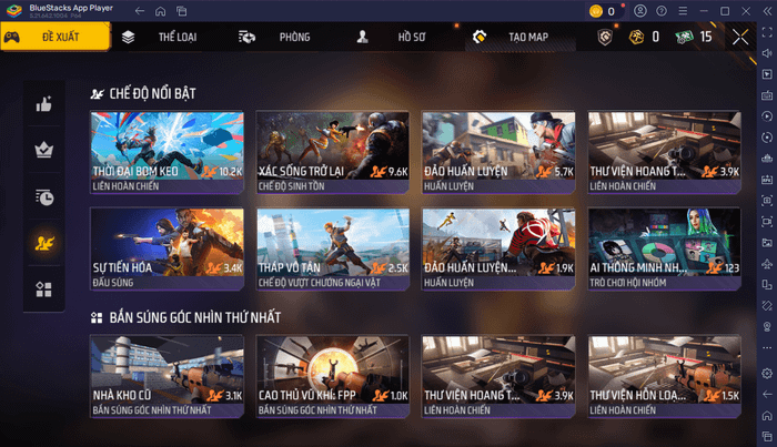 Hướng dẫn cho người mới khi chơi Free Fire Max trên PC qua BlueStacks