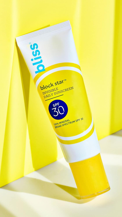 A tube of sunscreen