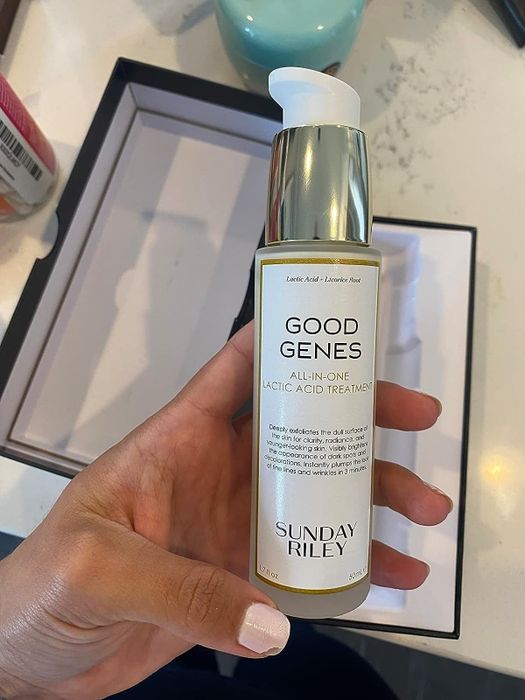 Reviewer's image showcasing the effects of the serum