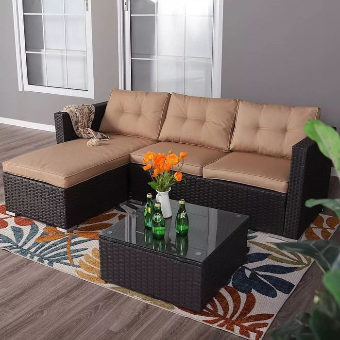 Image of a beige set