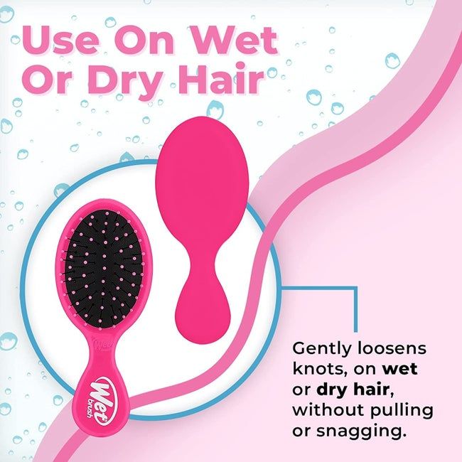 The brush itself is key for detangling.