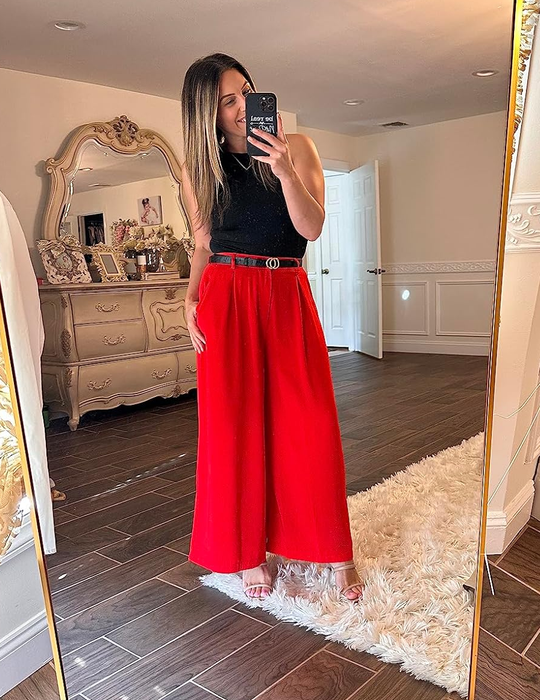 another reviewer in the crimson pants