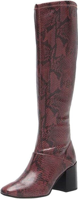 The brown boots.