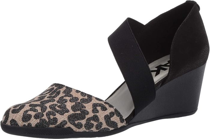 The stylish cheetah print high heels