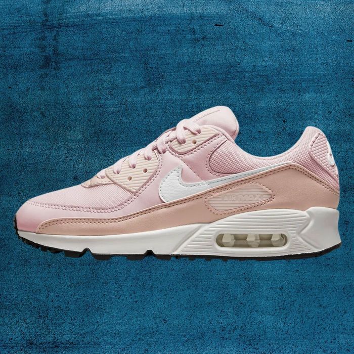 Stylish pink Nike Air Max sneakers with cushioned support