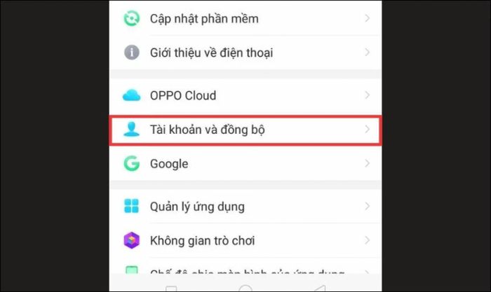Cách chuyển dữ liệu thông qua tài khoản Google