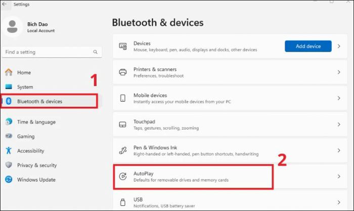 Giải phóng bộ nhớ RAM bằng cách tắt Autoplay