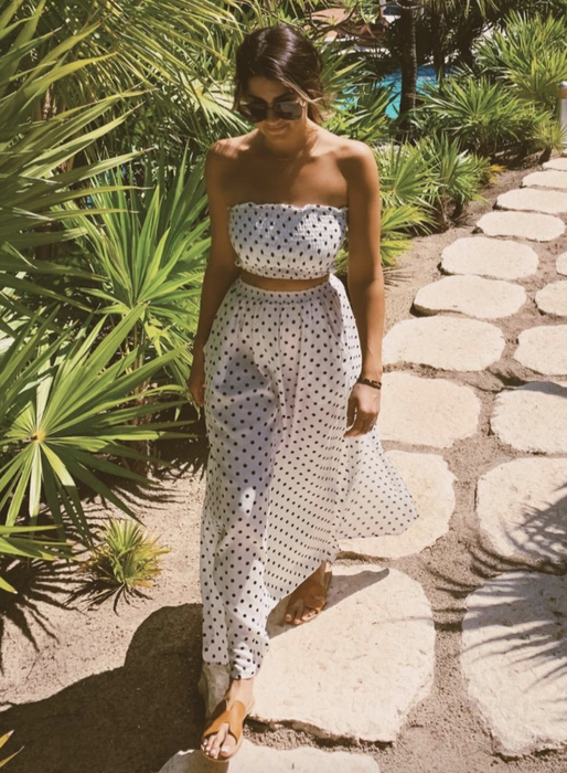 A reviewer is spotted in the polka dot set.