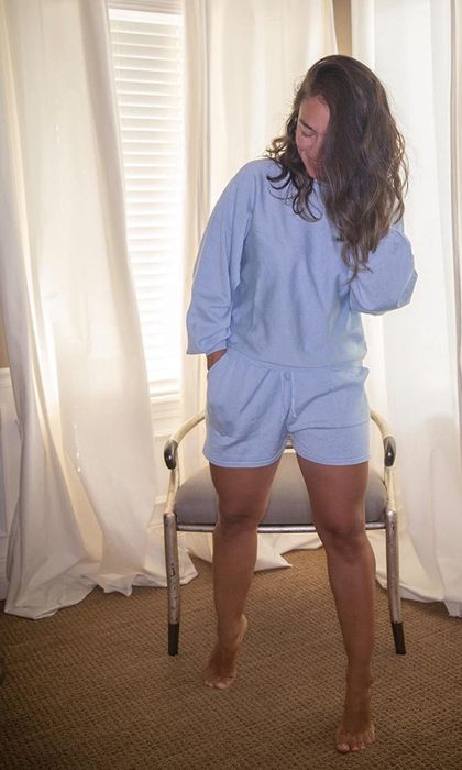 Reviewer in a blue set