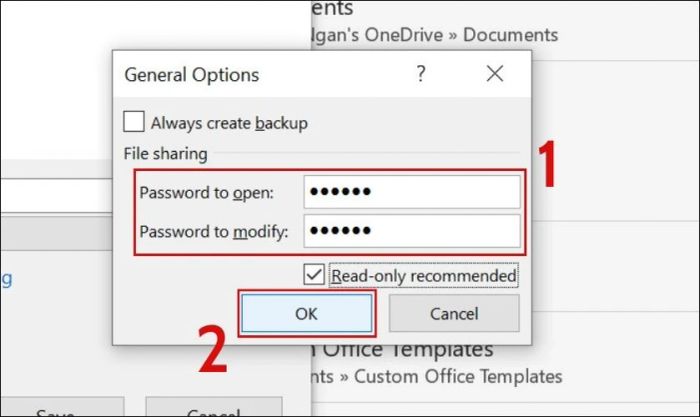 Phương pháp đơn giản để đặt mật khẩu cho file Excel