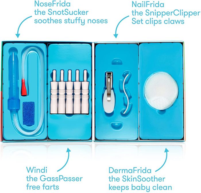 The assortment of items included in the kit