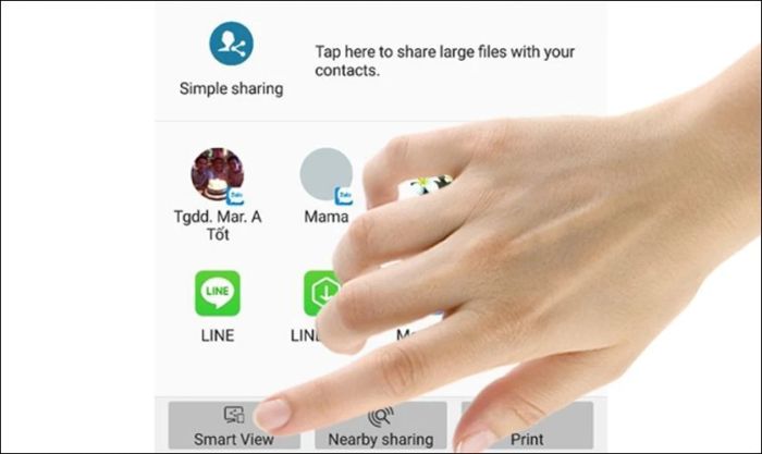 Kết nối điện thoại với tivi qua tính năng Smart View trên Samsung