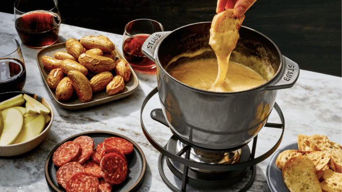 The famous Cheese Fondue in Switzerland