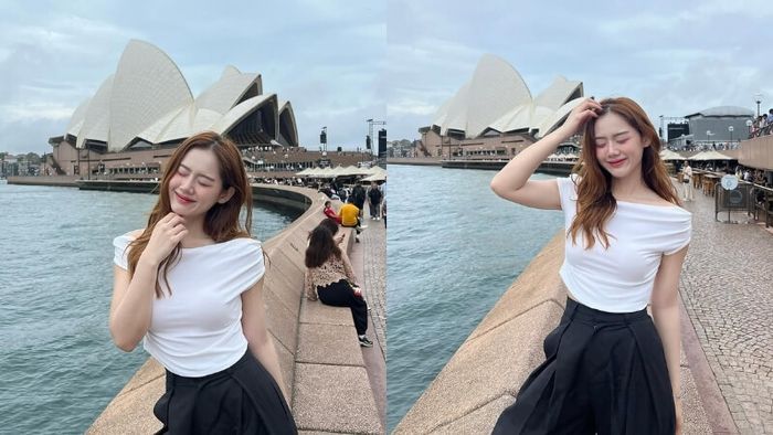 The famous Instagram-worthy spot at the Sydney Opera House