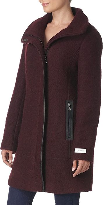 Model is wearing the chianti black jacket.