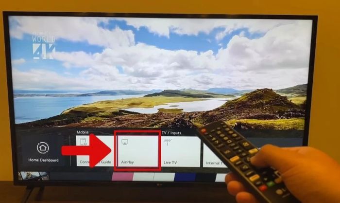 Di chuyển đến biểu tượng AirPlay