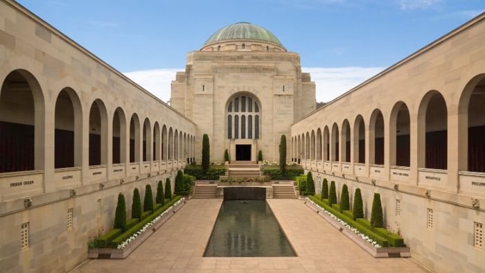 The Australian War Memorial is a magnificent and imposing structure.