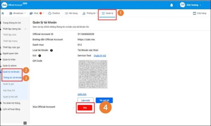 Hướng dẫn huỷ đăng ký Zalo Business một cách đơn giản
