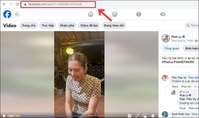Tải video Livestream Facebook qua web BraveDown