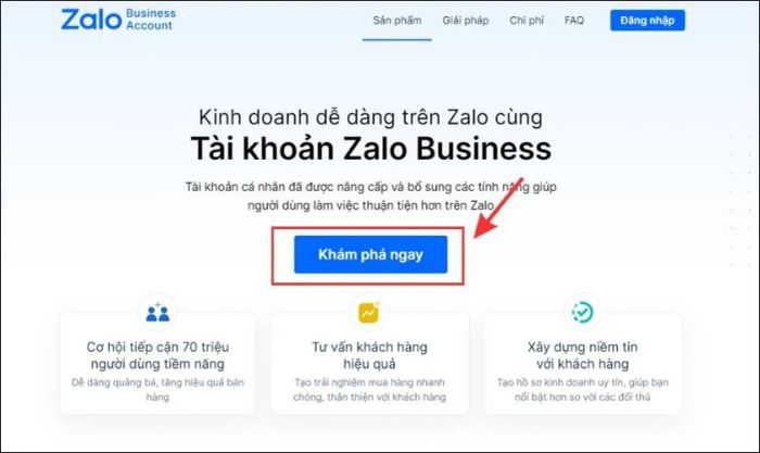 Hướng dẫn đăng ký tài khoản Zalo Business trên máy tính.