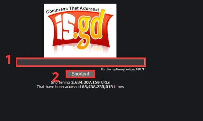Tạo đường link rút gọn với Is.gd