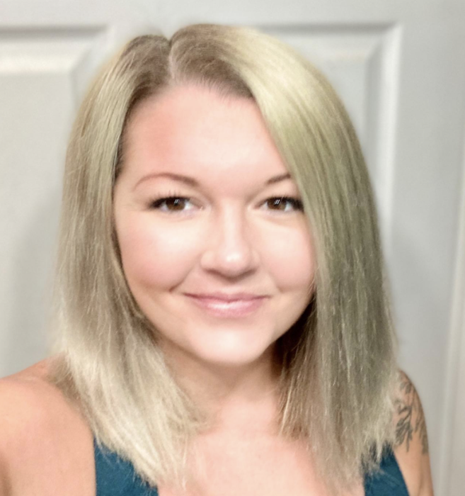 photo of hair before using the Wave Artist