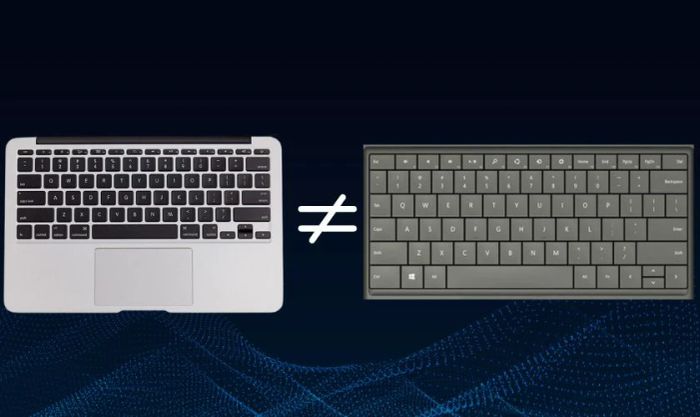 Bàn phím MacBook có những điểm gì khác biệt với bàn phím Windows?