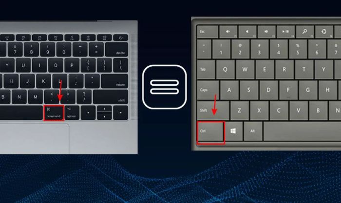 Danh sách các phím tương đương giữa MacBook và Windows