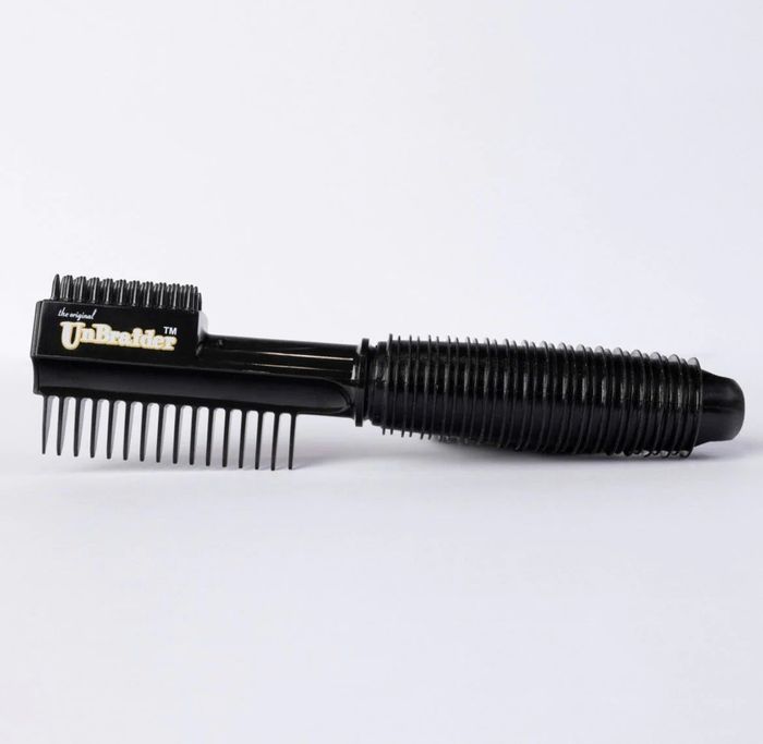 The double-sided unbraider comb.
