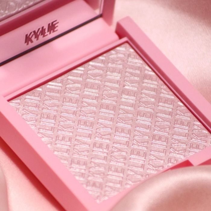 A pink highlighter with 'Kylie' embossed on it.