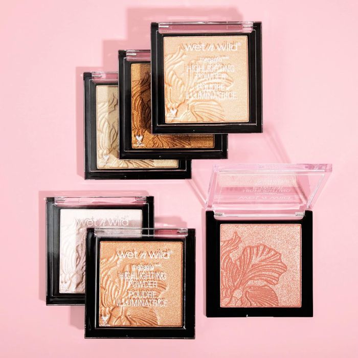 A selection of shimmering highlighter shades