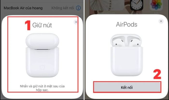 Nhấn vào nút Kết nối để hoàn tất quá trình ghép đôi