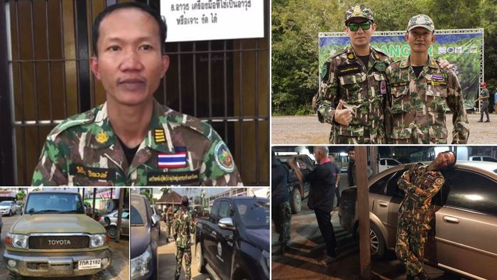 The same reviewer with the eyeshadow still intact, labeled.