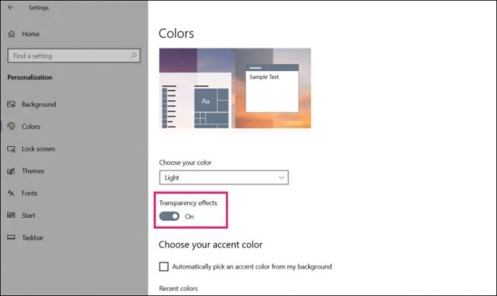 Cách tạo hiệu ứng trong suốt cho thanh Taskbar trên máy tính