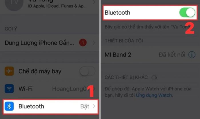 Hướng dẫn kết nối AirPod với iPhone, iPad
