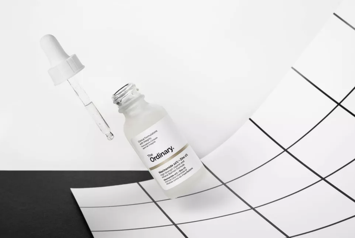 A bottle of face serum