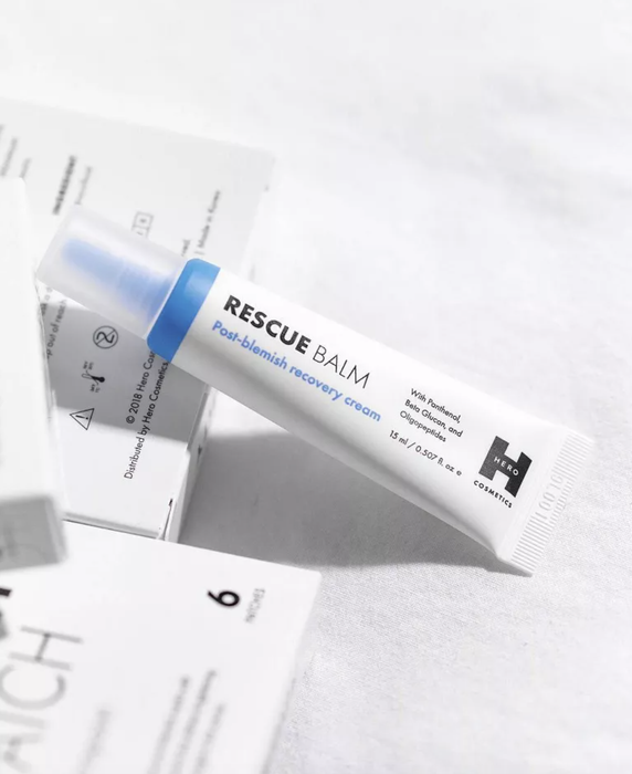 A tube of acne treatment balm
