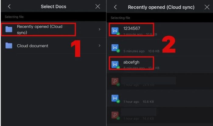 Chọn các file Word cần chuyển đổi sang PDF.