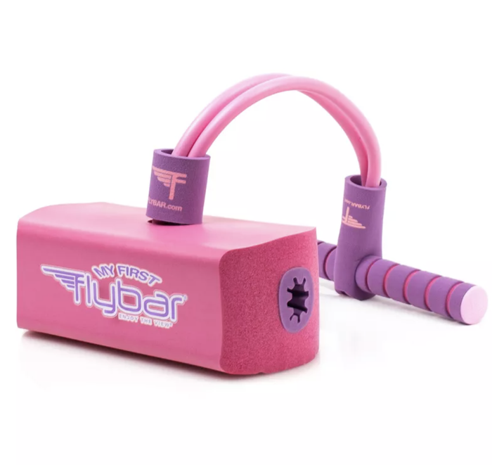 Flybar My First Foam Pogo Jumper for kids, designed with soft handles and a sturdy base, ideal for both indoor and outdoor play.