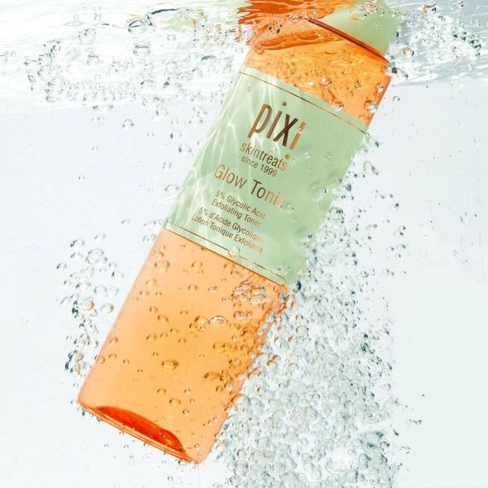 A bottle of exfoliating toner