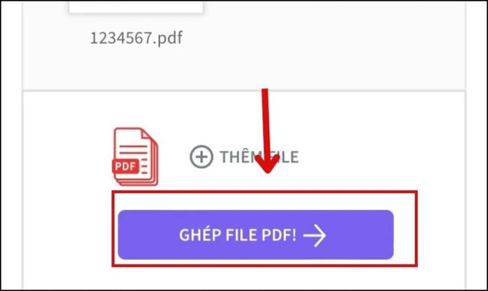 Ghép các file lại thành một tài liệu duy nhất.
