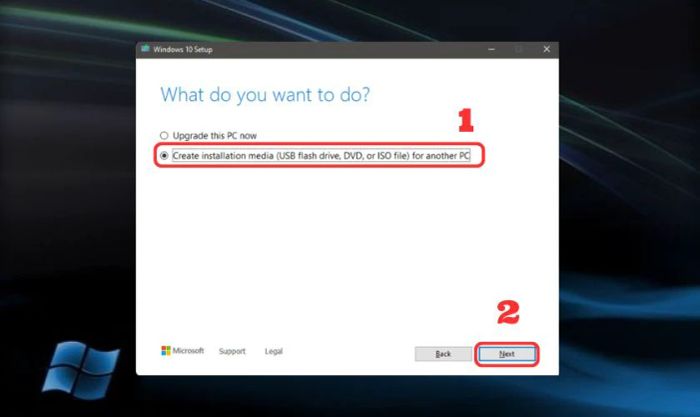 Hướng dẫn cài Win 10