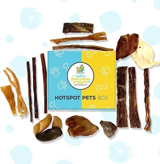 All the chew sticks that are included in the box