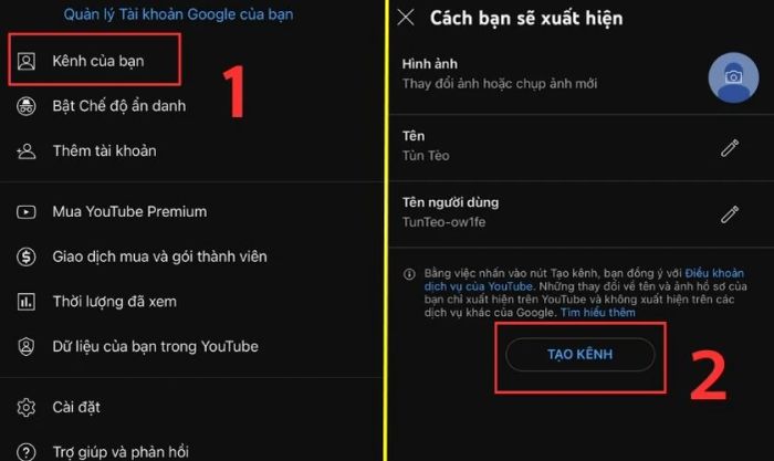 Hướng dẫn chi tiết tạo kênh YouTube trên điện thoại dễ dàng