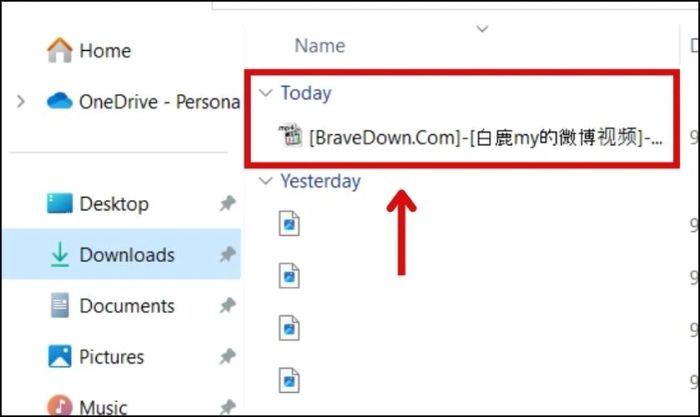 Video sau khi tải về sẽ nằm trong thư mục Downloads trên máy tính của bạn