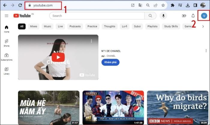 Hướng dẫn thay đổi tên kênh YouTube trên máy tính